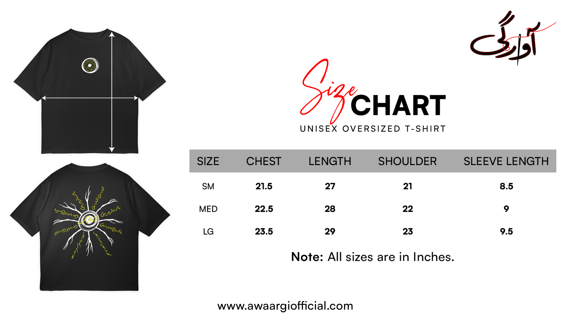 awaargi-oversized-sizechart