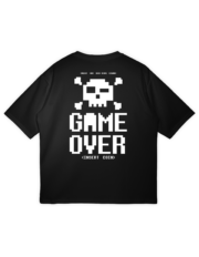 Game Over Black Oversized Tee - Image 7