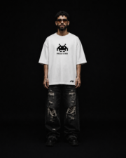 Game Over White Oversized Tee