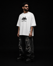 Game Over White Oversized Tee - Image 3