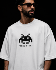 Game Over White Oversized Tee - Image 4